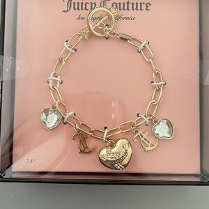 Juicy Couture Gold Charm Bracelet